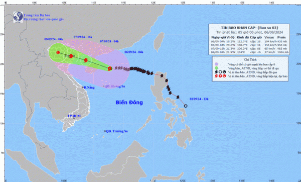 Mañana (7 de septiembre), los estudiantes de Hanoi no tendrán clases para evitar la tormenta Yagi.