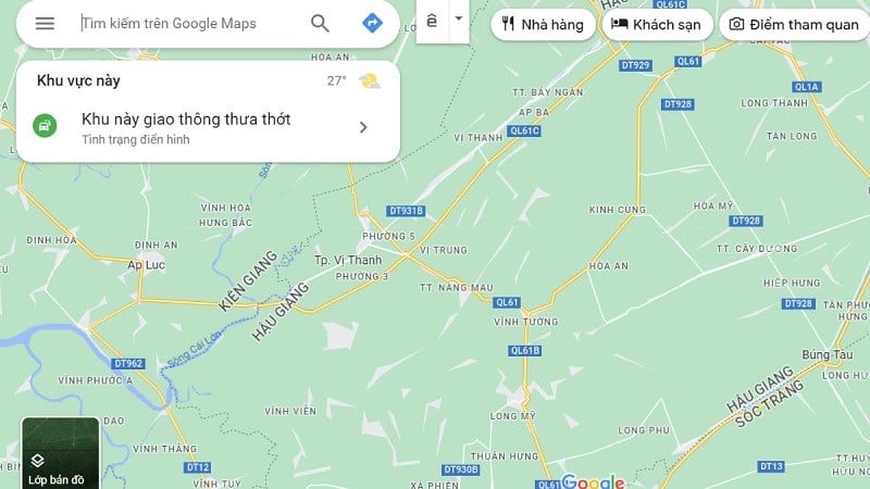 Xem Google Maps vệ tinh siêu đơn giản trên điện thoại và máy tính