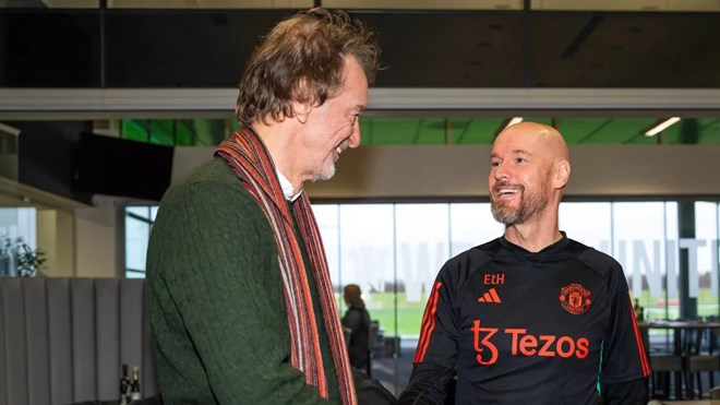 El poder de Ten Hag se redujo considerablemente después de la llegada de Sir Jim Ratcliffe.  Foto: MUFC