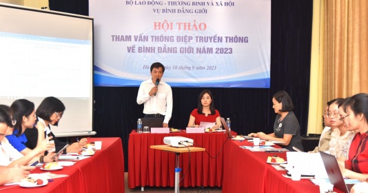 Tham vấn thông điệp truyền thông về bình đẳng giới năm 2023