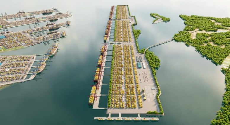 Perspective of Can Gio International Transit Port