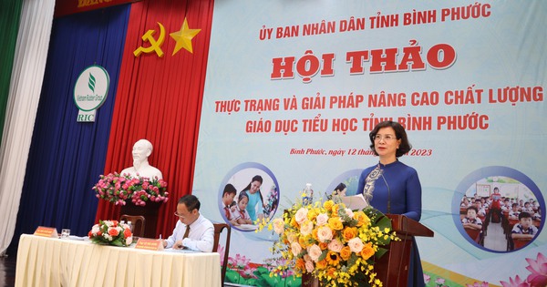 Bình Phước: Thiếu 480 giáo viên tiểu học trong năm học 2023