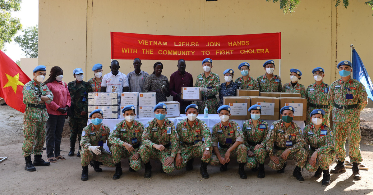 Level 2 Field Hospital No. 6 supports cholera prevention in South Sudan