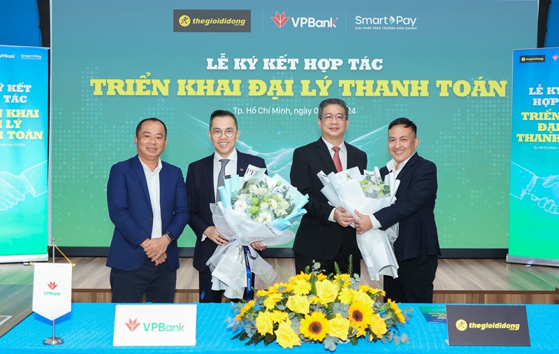 VPBank và Thế Giới Di Động hợp tác triển khai mô hình đại lý thanh toán