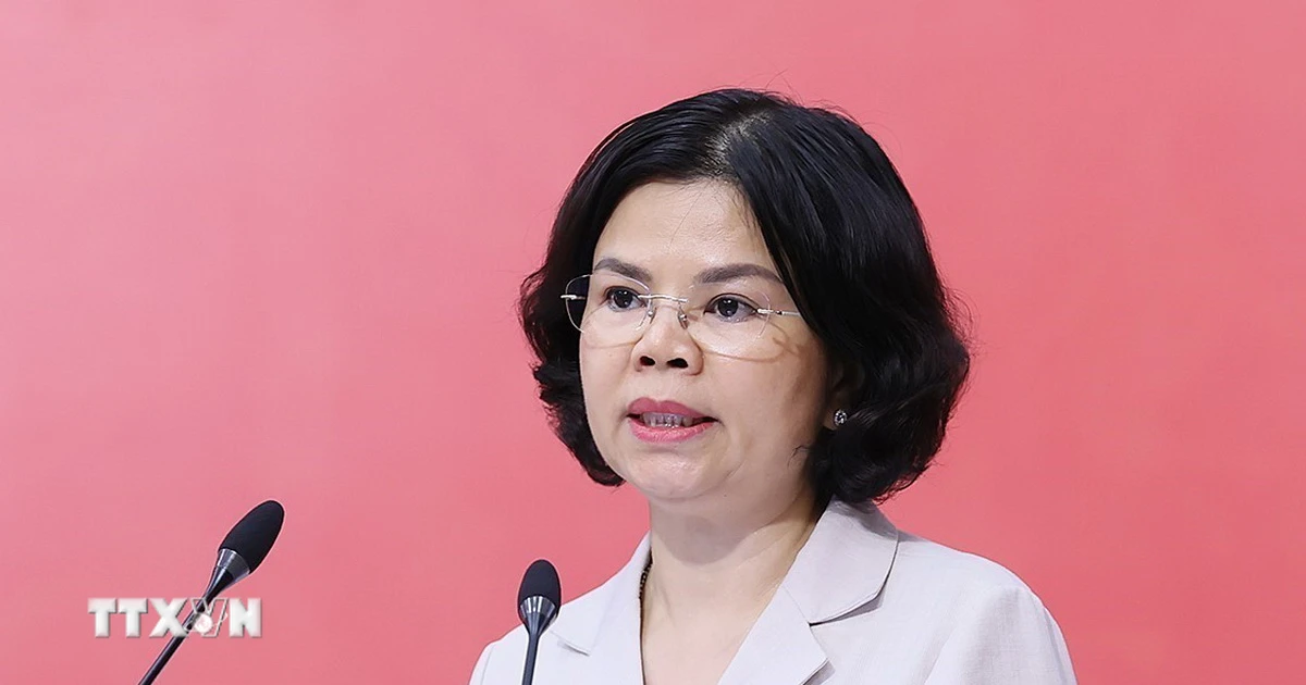 La Sra. Nguyen Huong Giang fue asignada como Subsecretaria Permanente del Comité Provincial del Partido de Bac Ninh.