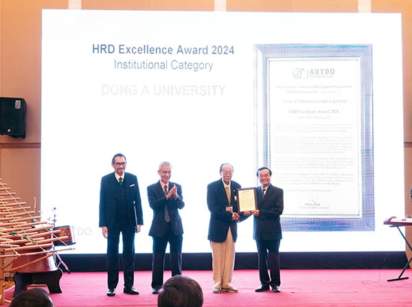 Die Dong A University erhielt von ARTDO die Auszeichnung „2024 International Excellence in Human Resources“