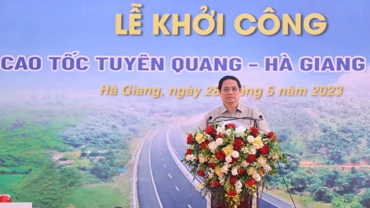 Khởi công tuyến cao tốc Tuyên Quang