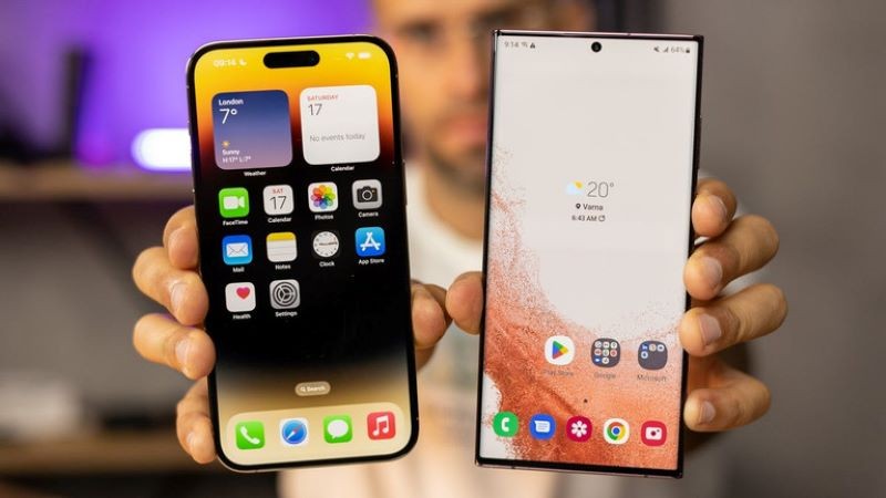 Samsung, Apple dẫn đầu thị trường smartphone toàn cầu.