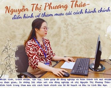 Nguyễn Thị Phương Thảo- điển hình về tham mưu cải cách hành chính 