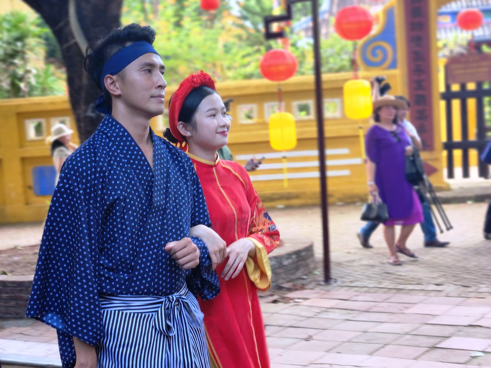 Tái hiện đám cưới 400 năm trước giữa Công nữ Ngọc Hoa và thương nhân Nhật Bản - Ảnh 9.