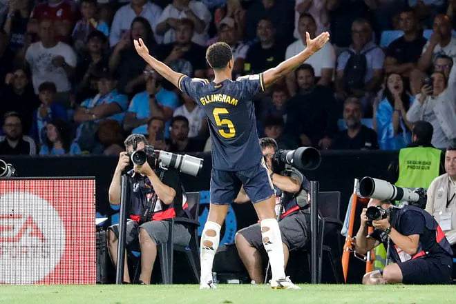 Bùng nổ 4 bàn 3 trận, Jude Bellingham cân bằng thành tích của Ronaldo tại Real Madrid - Ảnh 2.