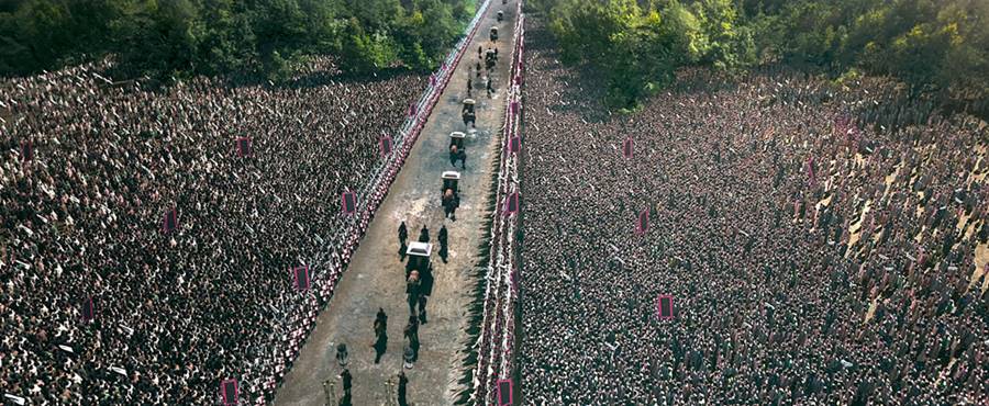 El ejército del nuevo emperador Hu Hai y los estados vasallos en camino
