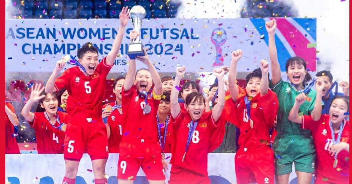 Chiến thắng lịch sử của các cô gái vàng futsal Việt Nam