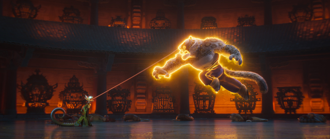 La animación de Kung Fu Panda 4 mantiene la misma calidad que las tres películas anteriores. Foto: DreamWorks Animation
