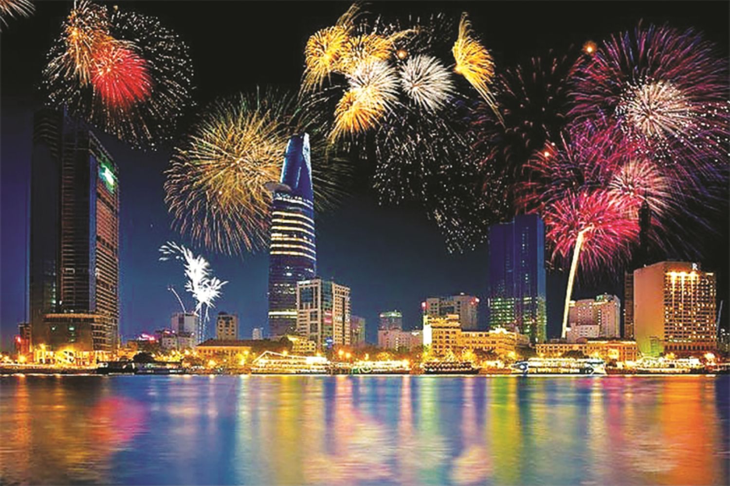 Lugares de exhibición de fuegos artificiales para el Tet Giap Thin 2024 en Hanoi y Ho Chi Minh City, foto 2