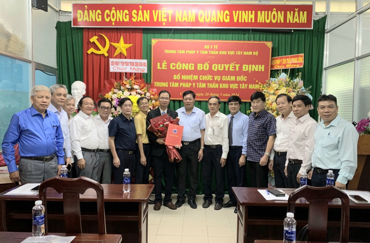 Bộ Y tế bổ nhiệm Giám đốc Trung tâm Pháp Y tâm thần khu vực Tây Nam Bộ