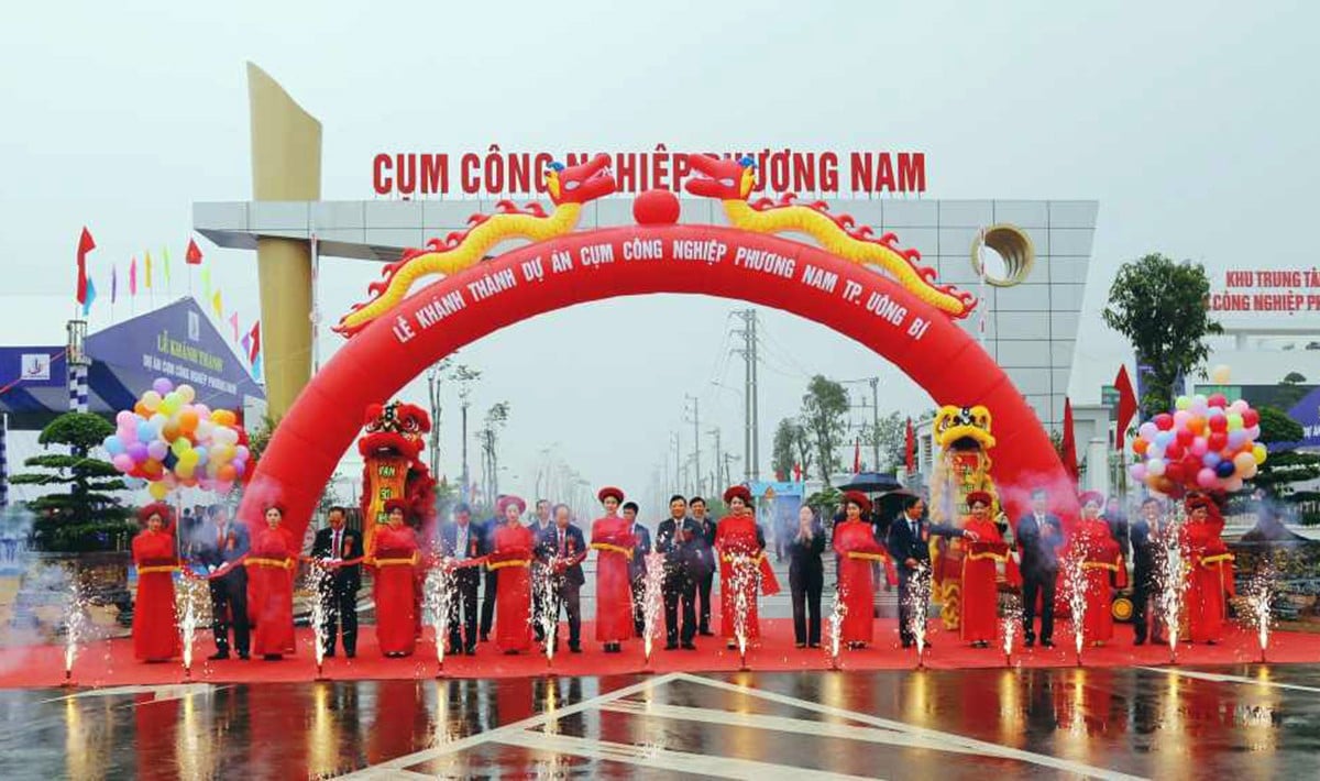 Bienes raíces - Quang Ninh: Inauguración de un conglomerado industrial con un valor de más de 600 mil millones en la ciudad de Uong Bi