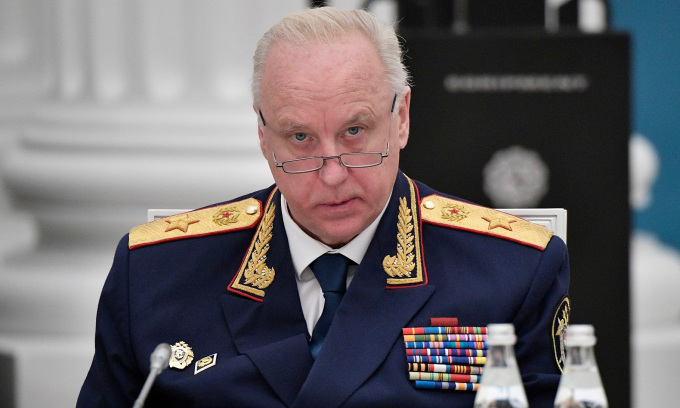 ロシア捜査委員会のアレクサンドル・バストリキン委員長が2019年12月、ロシアのモスクワで撮影。写真：ロイター