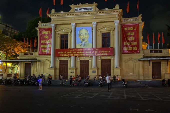 Khu vực nhà hát lớn thành phố Hải Phòng cắt điện vào tối 1/6