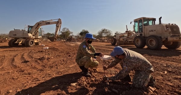 ベトナムの工兵軍がアフリカにスマートな兵舎を建設