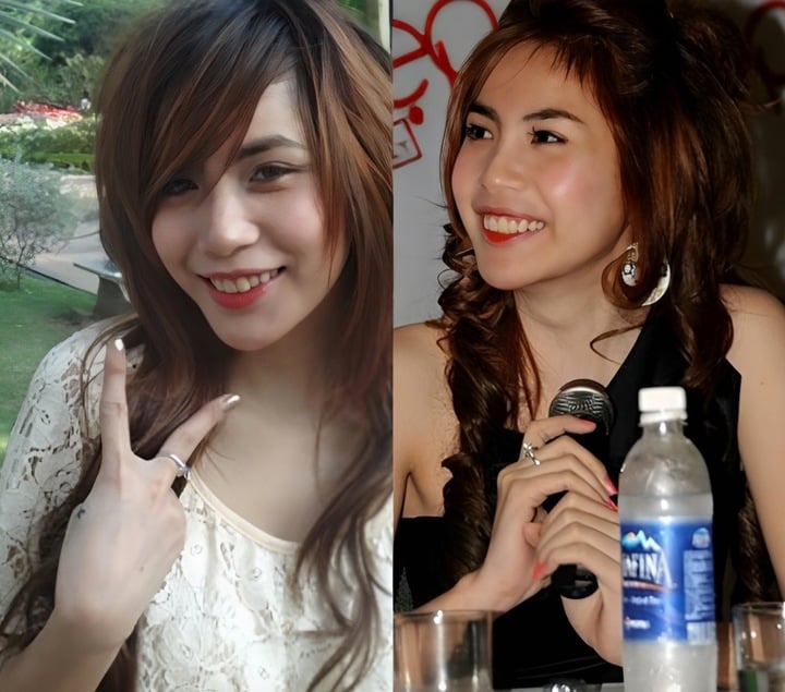 In 2008, Thuy Tien began to change her appearance. Cong Vinh's wife began to change with an impressive makeup style and sexy dress sense.