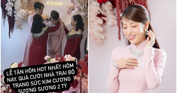 Cô dâu Đồng Tháp được mẹ chồng tặng quà tiền tỷ, dùng hơn 1.000 viên kim cương