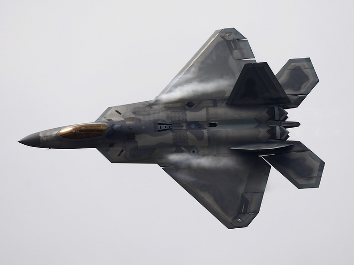 Máy bay chiến đấu F-22 Raptor của Không quân Mỹ. (Ảnh: Reuters)