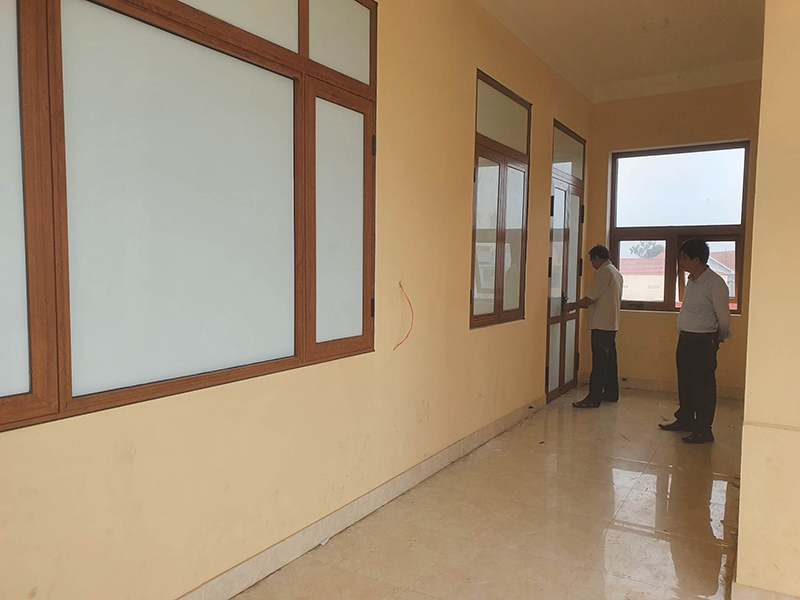 The location where the students of Bac Ly Secondary School No. 1 fought was in a classroom under renovation, in a hidden corner, quite far from the security room.