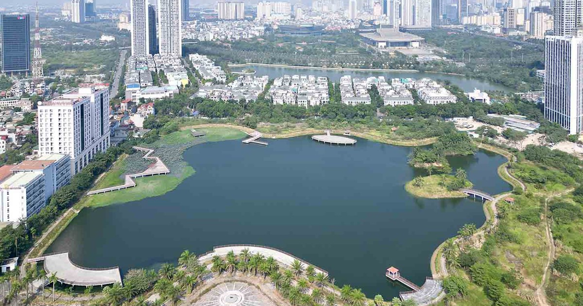 Livré plus tôt que prévu, le parc du lac Phung Khoang sera ouvert à la population à partir du 15 janvier.