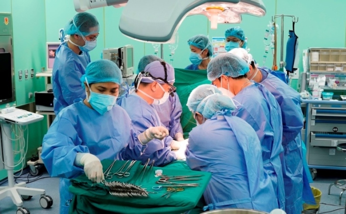 Une transplantation hépatique à l'hôpital pour enfants 2. Photo : fournie par l'hôpital