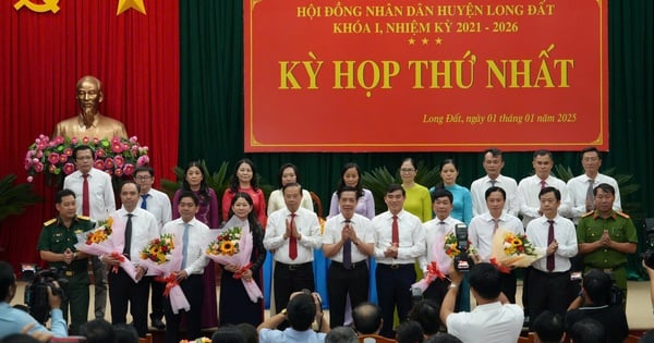 Frau Do Thi Hong wurde zur Vorsitzenden des Volkskomitees des Bezirks Long Dat gewählt.