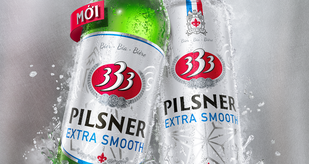 รสชาติที่ 'นุ่มนวลเป็นพิเศษ' ของเบียร์ 333 Pilsner ใหม่