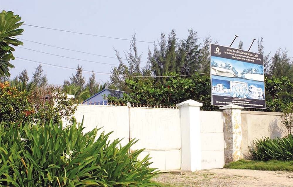 The Pearl of Asia Coastal Tourism Project of the Pearl of Asia Joint Stock Company is many years behind schedule.