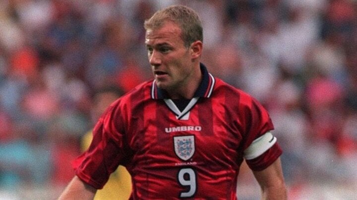 Alan Shearer (England) war mit 5 Toren der beste Torschütze der EURO 1996. Außer diesem Turnier erzielte er nur noch zwei weitere Tore. (Foto: Eurosport)