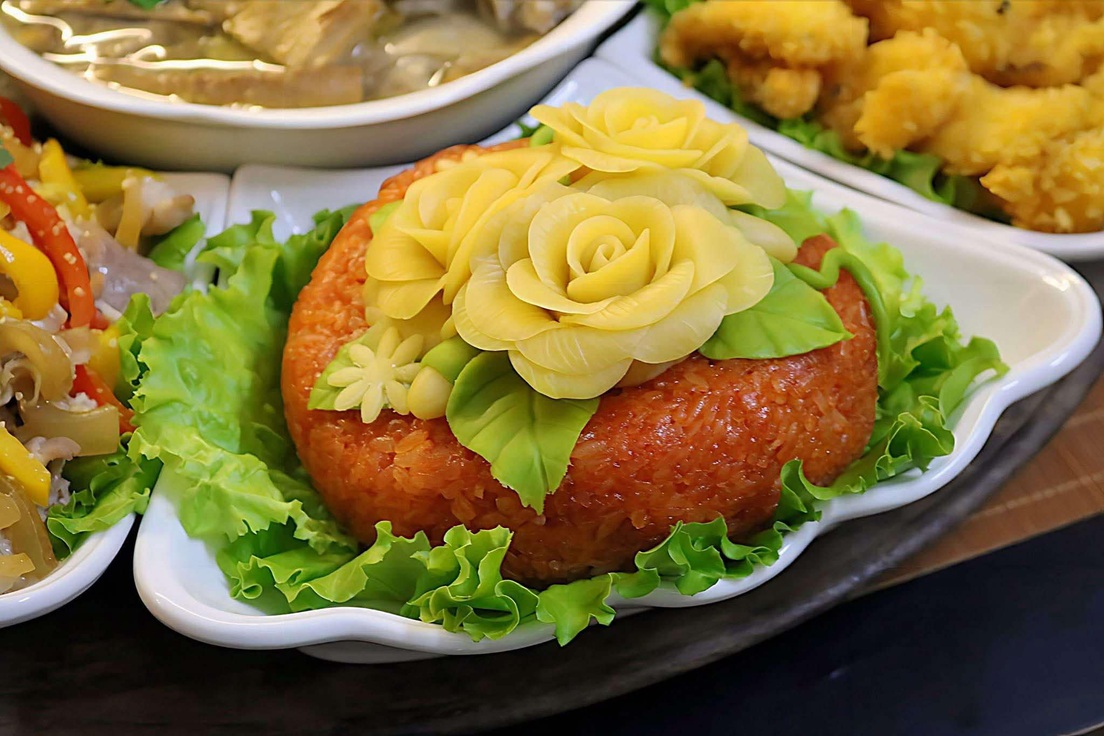 Wie man am Tet-Feiertag roten, duftenden Gac-Klebreis kocht