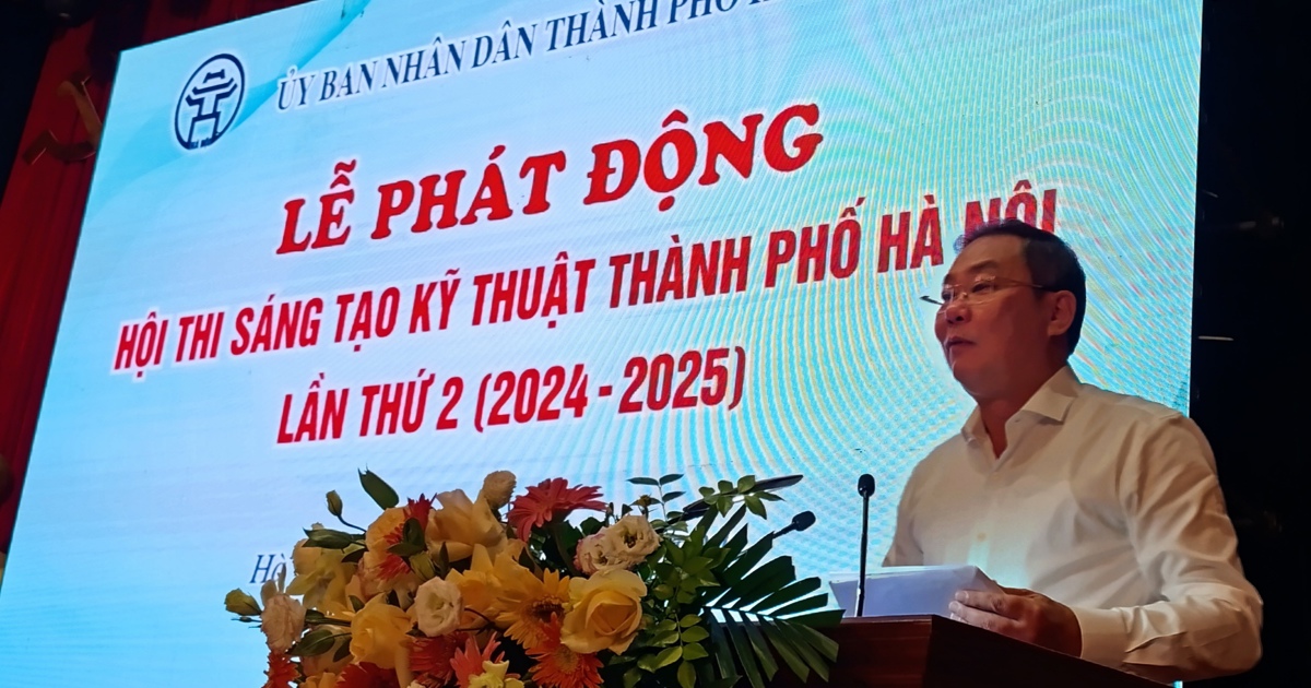 Chính thức phát động Hội thi Sáng tạo Kỹ thuật Hà Nội lần thứ 2