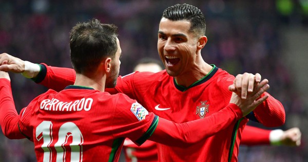 Ronaldo ស៊ុតបញ្ចូលទីទល់នឹងប៉ូឡូញបន្ទាប់ពី 17 ឆ្នាំ ព័រទុយហ្គាល់បន្តការឈ្នះ