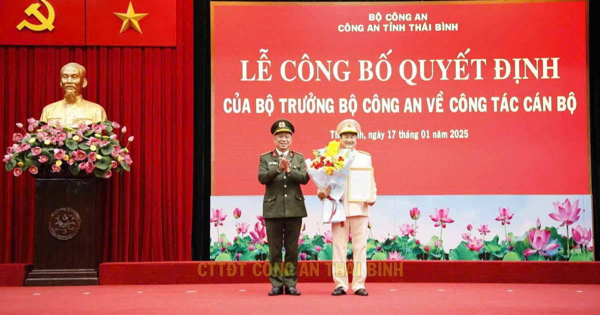 Thái Bình có tân Phó Giám đốc Công an tỉnh