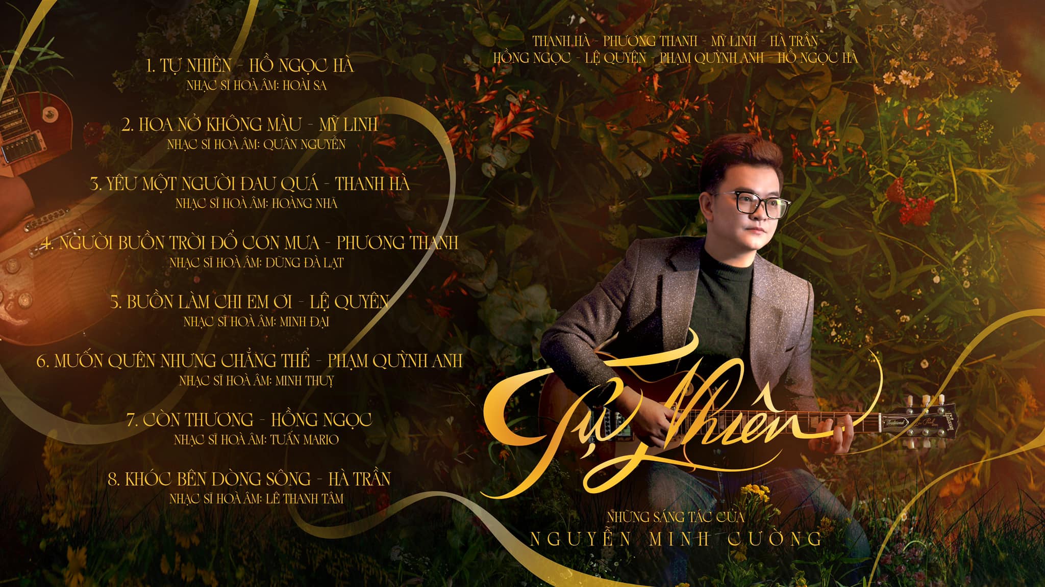 Bìa đĩa vật lý album Tự nhiên của nhạc sĩ Nguyễn Minh Cường