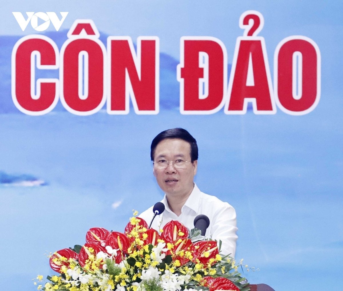chu tich nuoc vo van thuong gap mat cac cuu tu chinh tri con Dao hinh anh 1