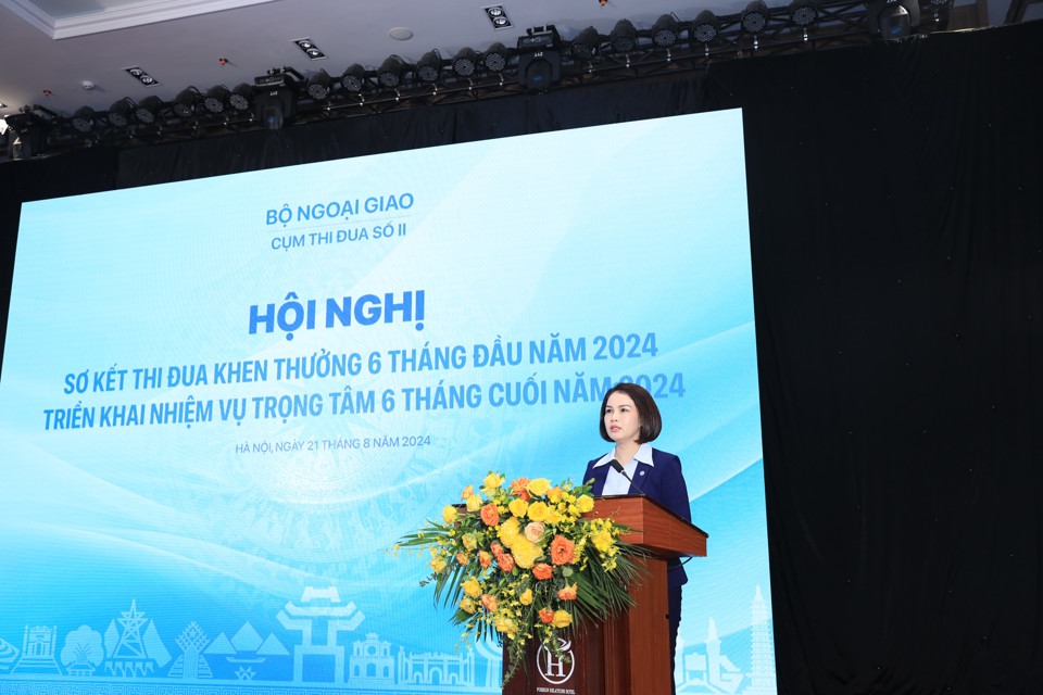 Le directeur du Département des Affaires étrangères de Hanoi, Ngo Minh Hoang, a prononcé le discours d'ouverture de la conférence.