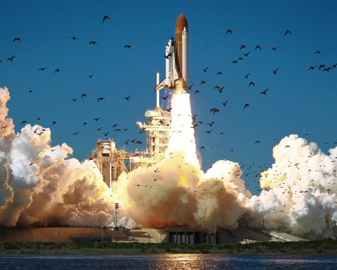 Space shuttle Challenger launches from NASA's Kennedy Space Center, Florida, January 28, 1986. Photo: NASA