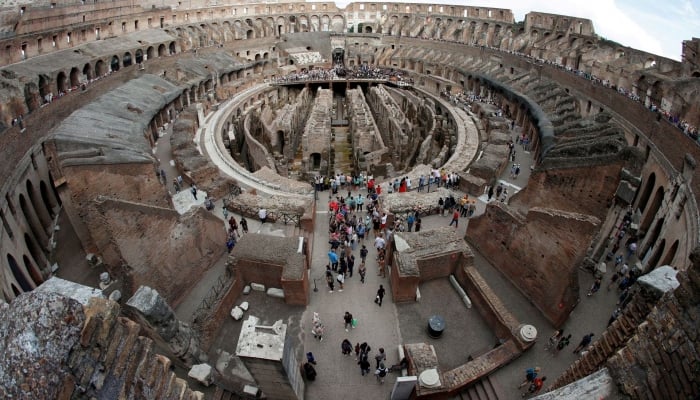 British couple accused of graffiti at Roman Colosseum