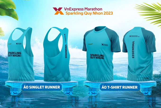 Official VnExpress Marathon Sparkling Quy Nhon jersey.