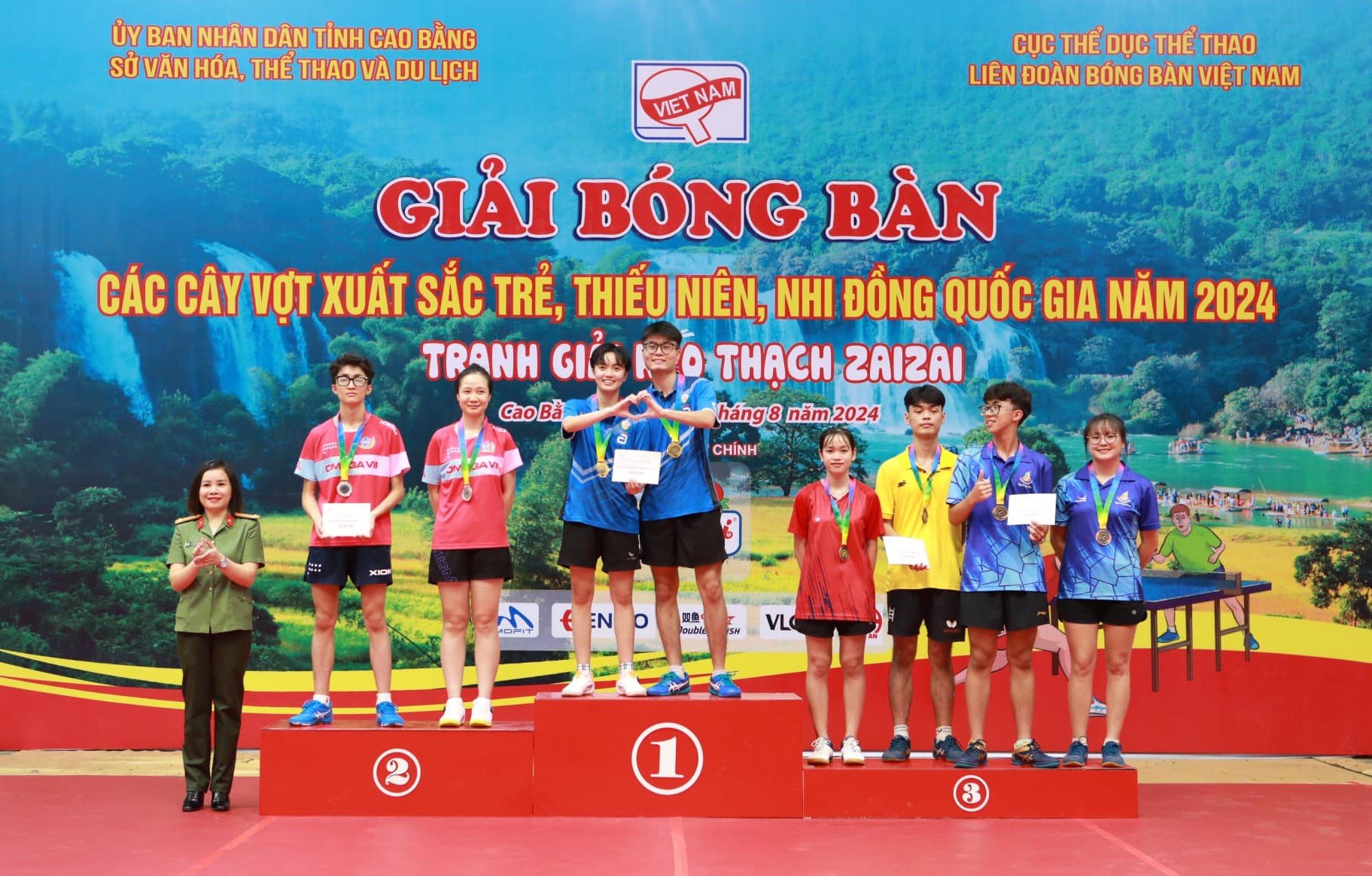 Bóng bàn CAND - T&amp;T về nhất toàn đoàn với 14 huy chương vàng Giải trẻ quốc gia