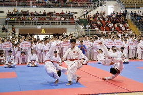 Hơn 700 VĐV tham dự Giải Karate Phú Thọ mở rộng năm 2023