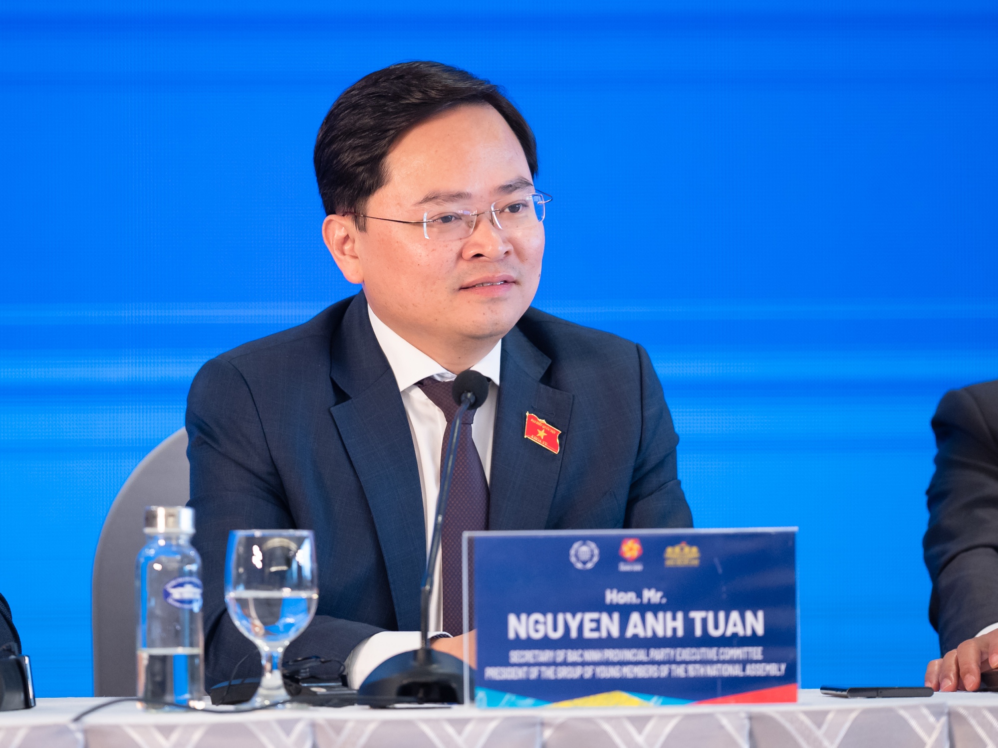 Chairman of the 15th Vietnamese Young Parliamentarians' Group Nguyen Anh Tuan: Many impressions at the 9th Global Conference of Young Parliamentarians