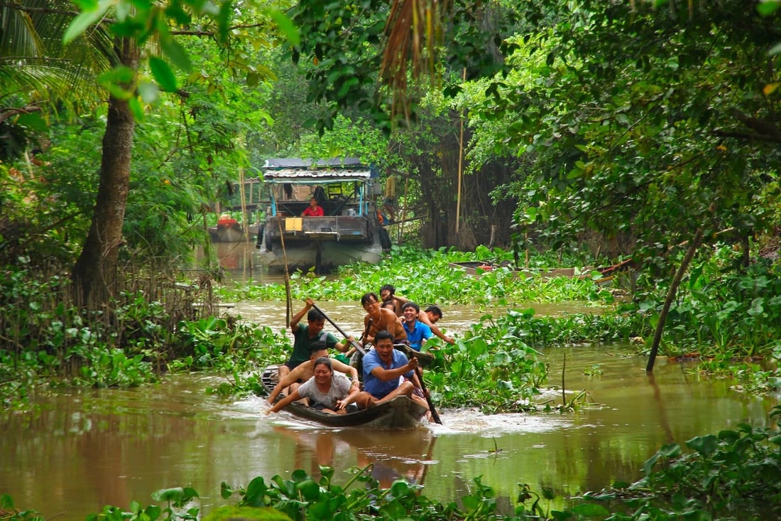 Phong cảnh đẹp, người dân hiền hòa, món ăn ngon, giao thông ngày càng thuận lợi là những điểm mạnh của du lịch Đồng bằng sông Cửu Long hiện nay - Ảnh: CHÍ QUỐC