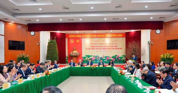 Hội thảo Khoa học quốc gia "Những vấn đề lý luận và thực tiễn về xây dựng văn hoá trong Đảng giai đoạn mới"