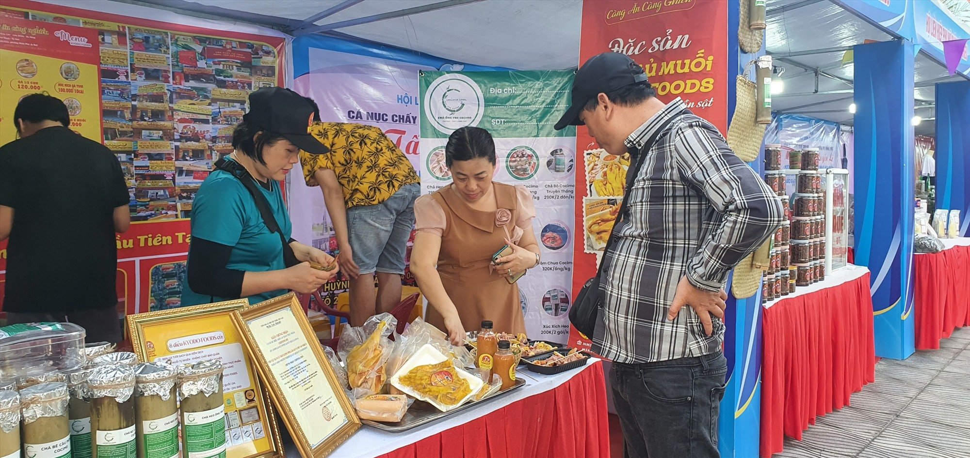 Nam O fish sauce village is creating a brand in the domestic market. Photo: Mai Huong